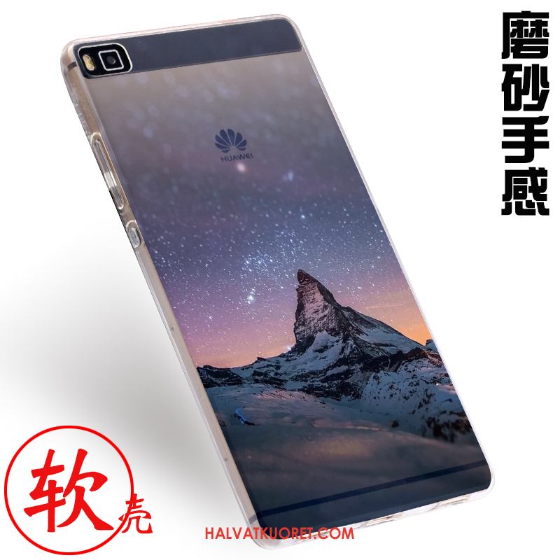 Huawei P8 Kuoret Harmaa Kotelo Puhelimen, Huawei P8 Kuori Suojaus Kohokuviointi