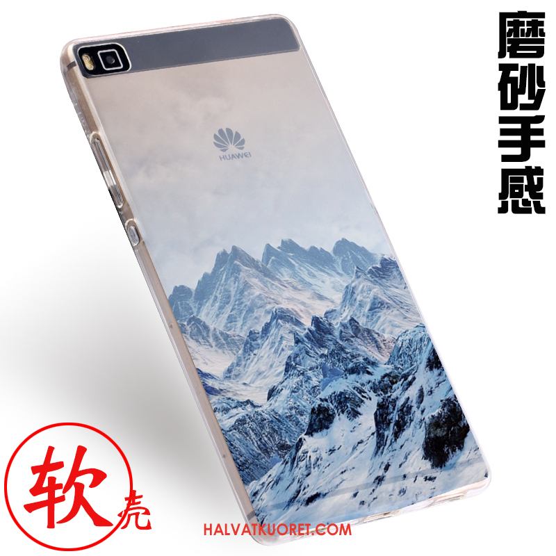 Huawei P8 Kuoret Harmaa Kotelo Puhelimen, Huawei P8 Kuori Suojaus Kohokuviointi