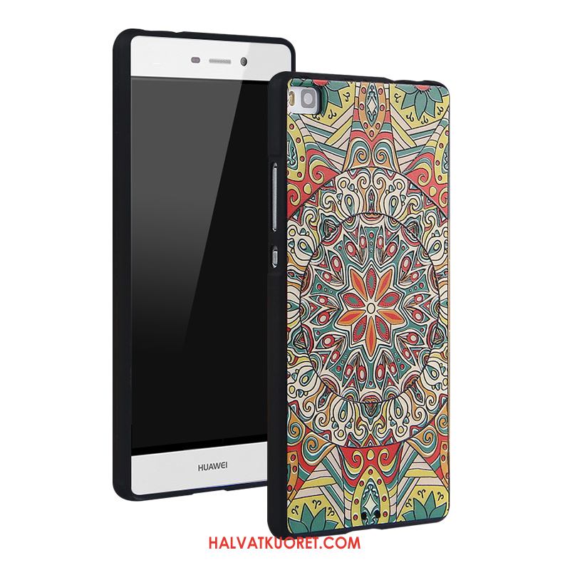 Huawei P8 Kuoret Kotelo All Inclusive Silikoni, Huawei P8 Kuori Valkoinen Puhelimen