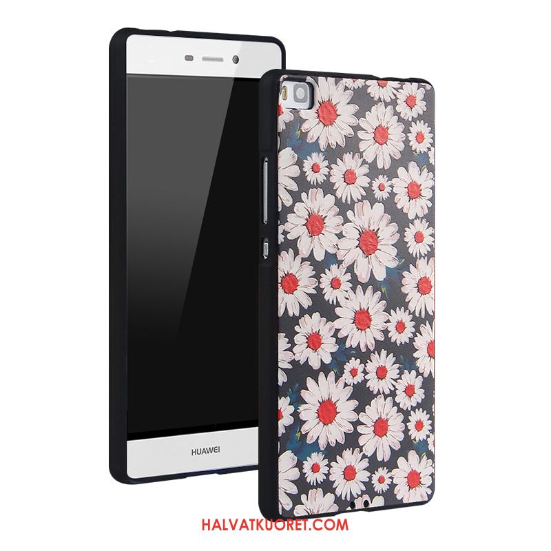 Huawei P8 Kuoret Kotelo All Inclusive Silikoni, Huawei P8 Kuori Valkoinen Puhelimen