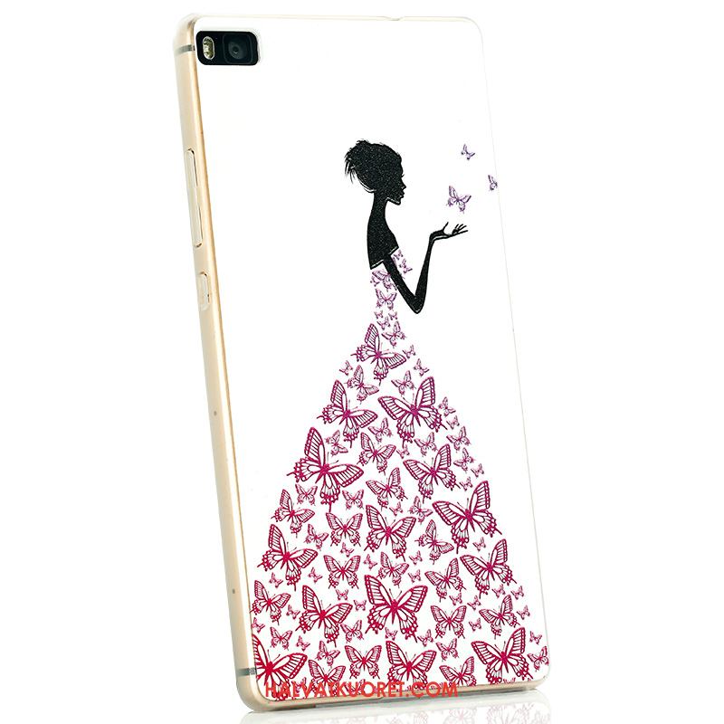 Huawei P8 Kuoret Luova Kova Murtumaton, Huawei P8 Kuori Pesty Suede Ihana