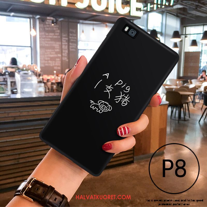 Huawei P8 Kuoret Yksinkertainen All Inclusive Musta, Huawei P8 Kuori Persoonallisuus Puhelimen