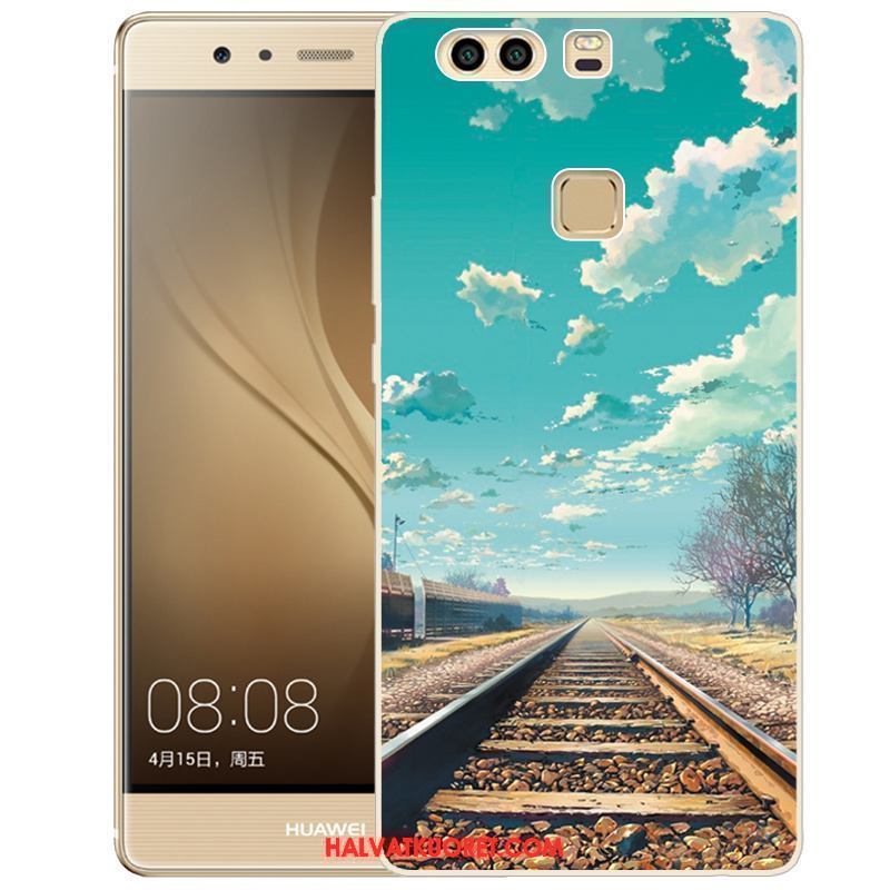 Huawei P9 Kuoret Maalaus Suojaus, Huawei P9 Kuori Sarjakuva Silikoni