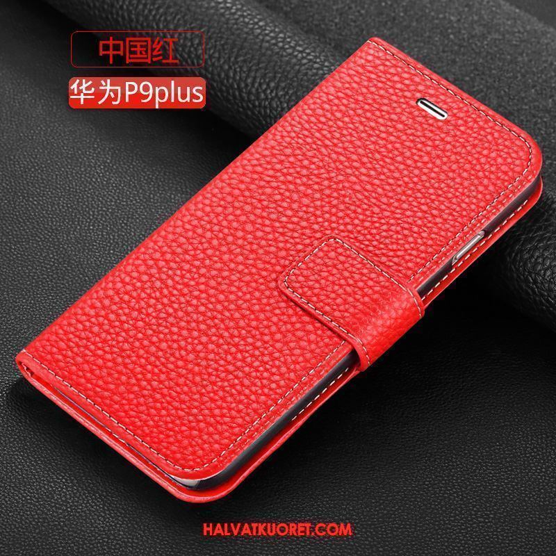 Huawei P9 Plus Kuoret Murtumaton Musta, Huawei P9 Plus Kuori Suojaus Nahkakotelo