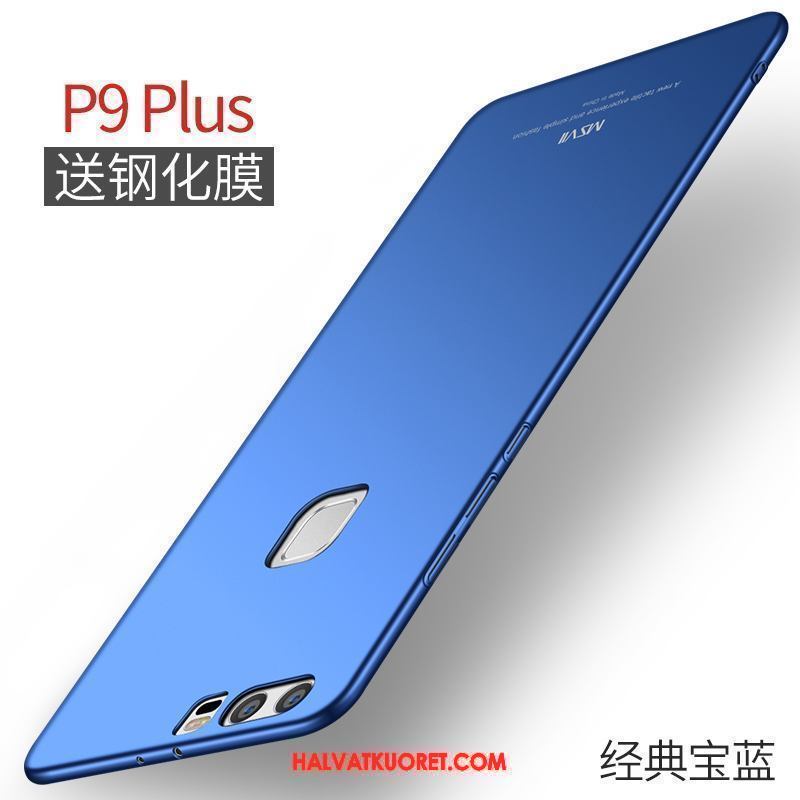 Huawei P9 Plus Kuoret Rengas Puhelimen Pesty Suede, Huawei P9 Plus Kuori Sininen Kova
