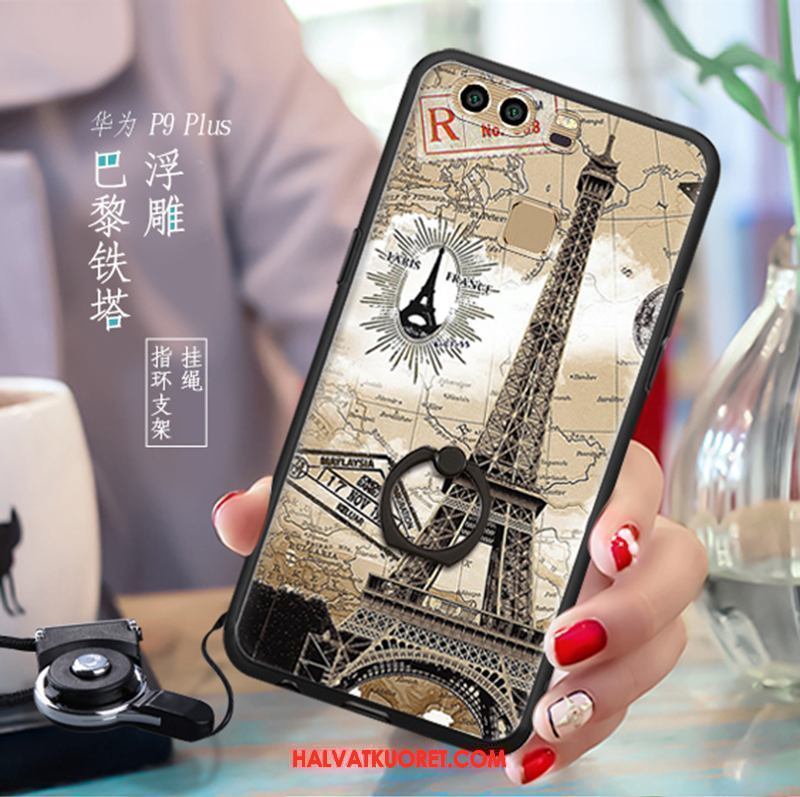 Huawei P9 Plus Kuoret Suojaus Ripustettavat Koristeet Puhelimen, Huawei P9 Plus Kuori Musta Sideharso