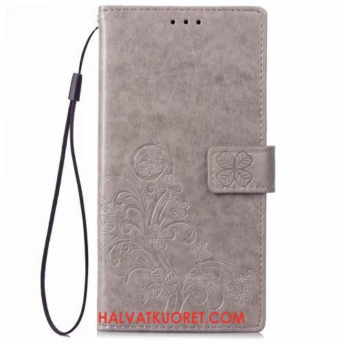Huawei Y6 2018 Kuoret Kotelo Kortti Tuki, Huawei Y6 2018 Kuori Musta Suojaus