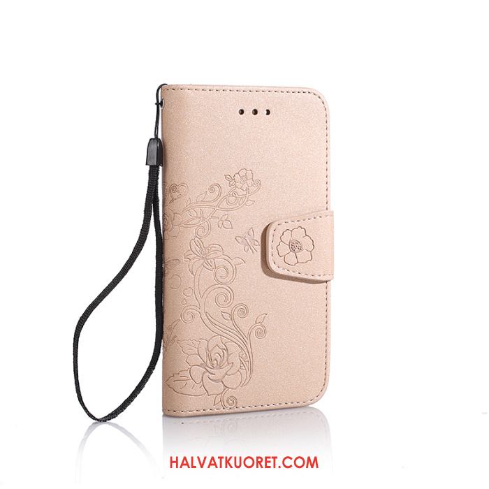 Huawei Y6 2018 Kuoret Luova Pesty Suede Nahkakotelo, Huawei Y6 2018 Kuori Puhelimen Trendi