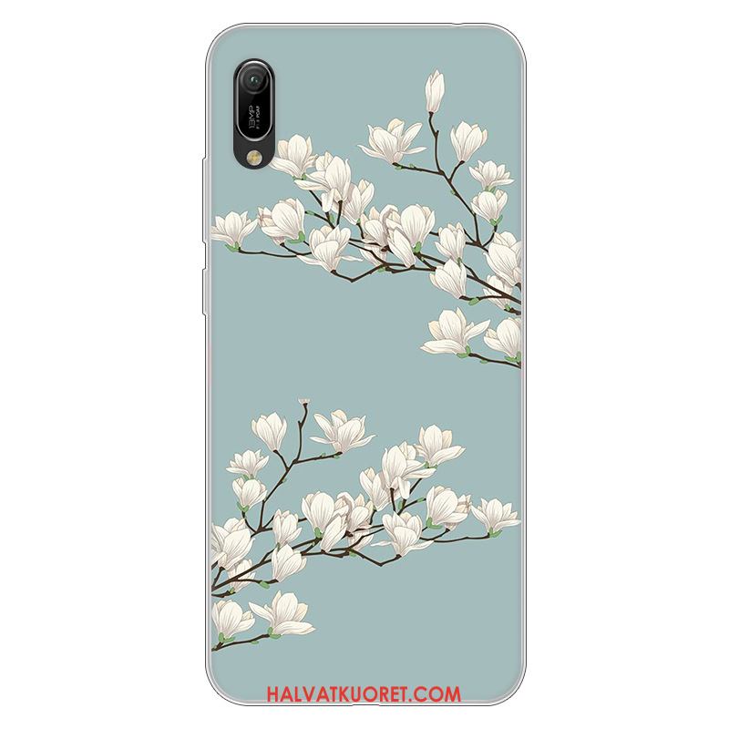 Huawei Y6 2019 Kuoret Jauhe Pehmeä Neste Murtumaton, Huawei Y6 2019 Kuori Silikoni Suojaus