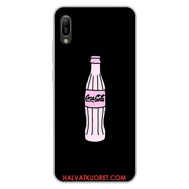 Huawei Y6 2019 Kuoret Jauhe Pehmeä Neste Murtumaton, Huawei Y6 2019 Kuori Silikoni Suojaus