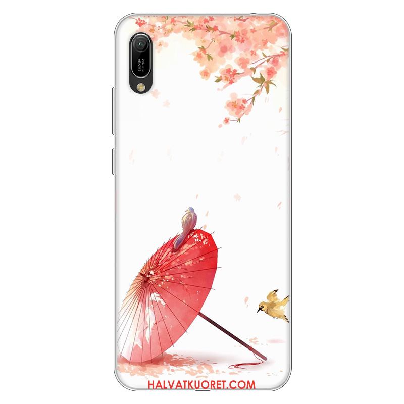 Huawei Y6 2019 Kuoret Jauhe Pehmeä Neste Murtumaton, Huawei Y6 2019 Kuori Silikoni Suojaus