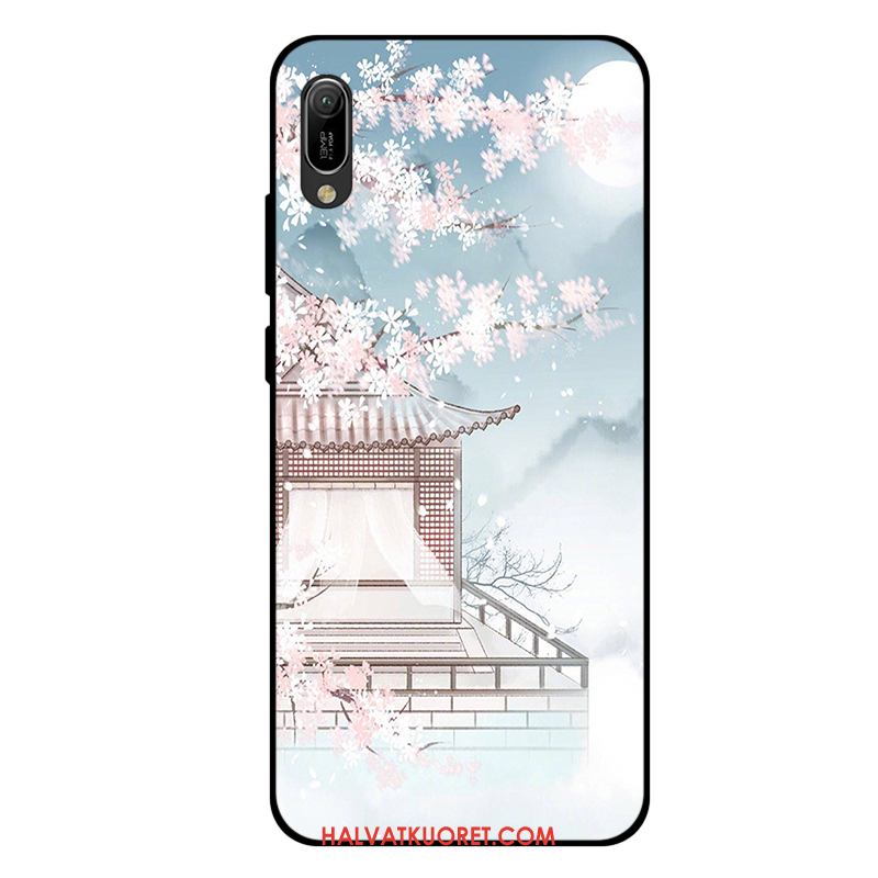 Huawei Y6 2019 Kuoret Kustannukset Pesty Suede, Huawei Y6 2019 Kuori Puhelimen Pieni