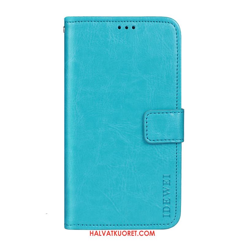 Huawei Y6 2019 Kuoret Nahkakotelo Puhelimen Keltainen, Huawei Y6 2019 Kuori Suojaus