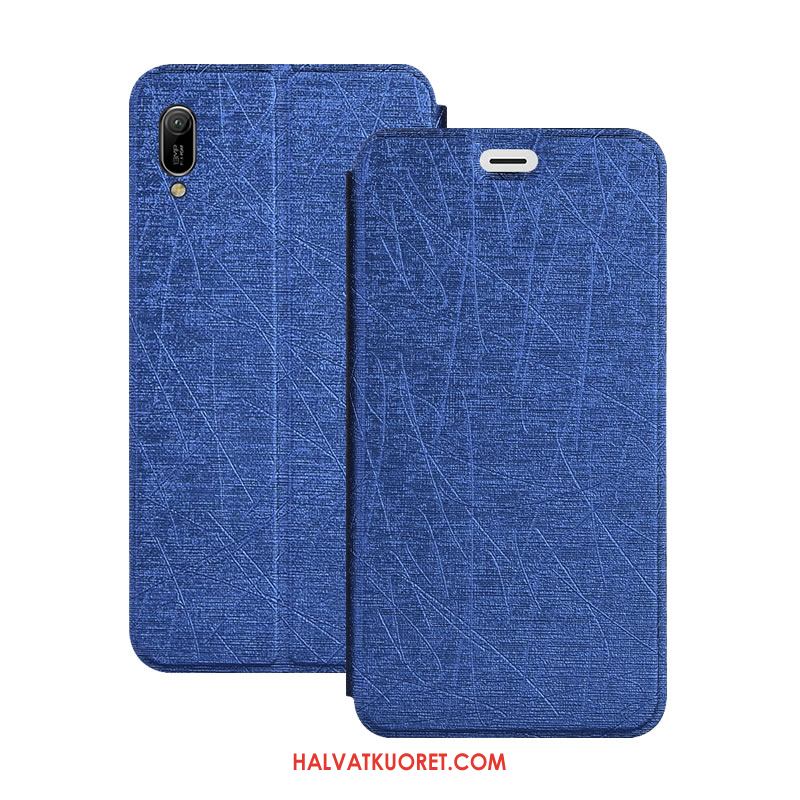Huawei Y6 2019 Kuoret Puhelimen Nahkakotelo, Huawei Y6 2019 Kuori Murtumaton Suojaus