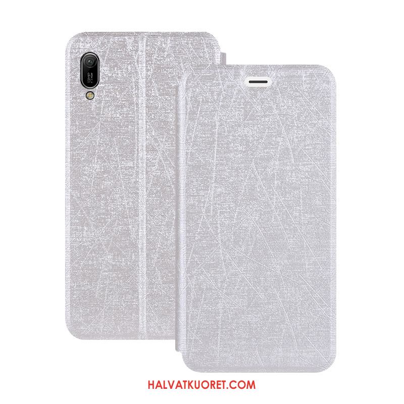 Huawei Y6 2019 Kuoret Puhelimen Nahkakotelo, Huawei Y6 2019 Kuori Murtumaton Suojaus