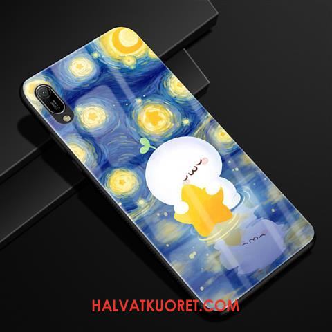 Huawei Y6 2019 Kuoret Suojaus Lasi, Huawei Y6 2019 Kuori Murtumaton Puhelimen