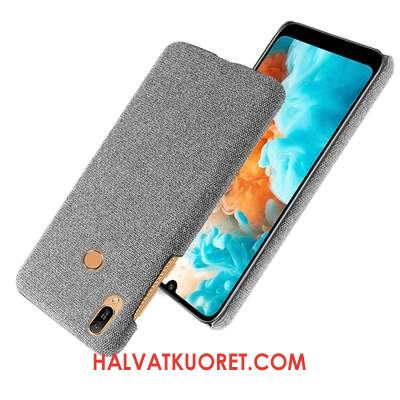 Huawei Y6s Kuoret Pesty Suede Puhelimen Harmaa, Huawei Y6s Kuori Murtumaton Suojaus