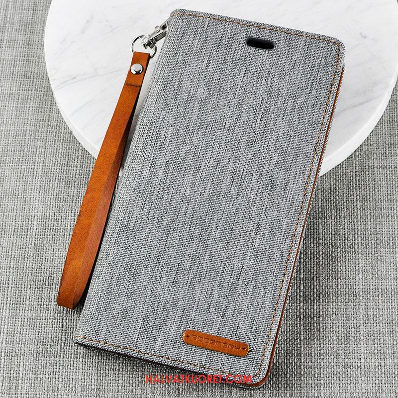Huawei Y7 2018 Kuoret Musta All Inclusive, Huawei Y7 2018 Kuori Nahkakotelo Suojaus