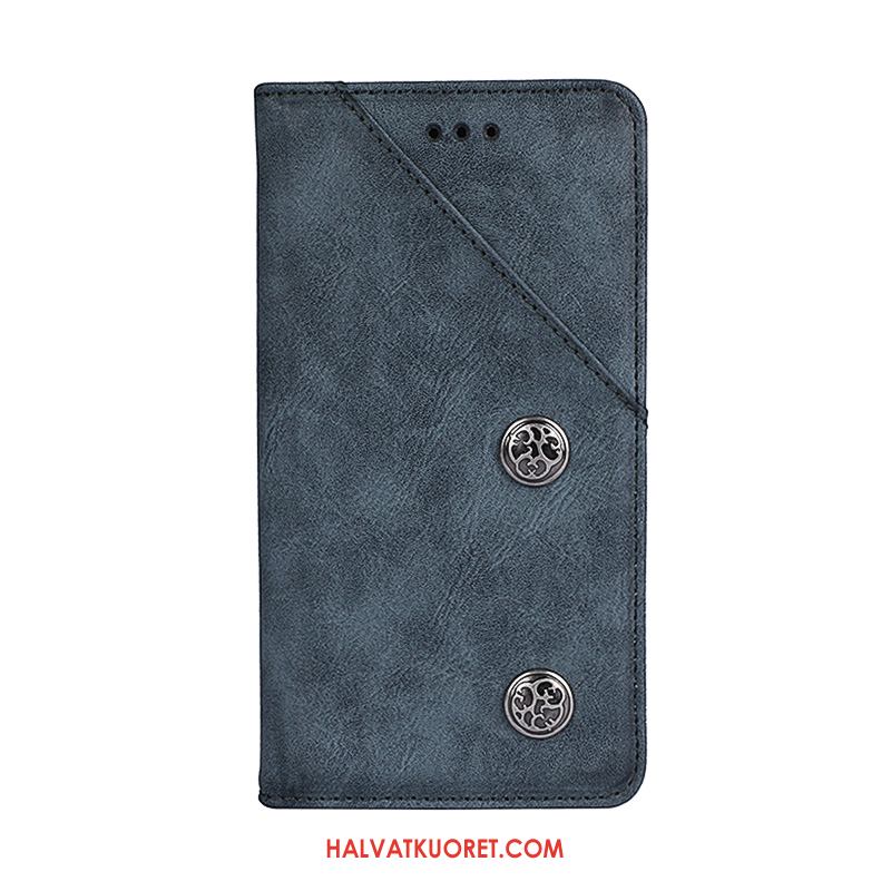 Huawei Y7 2019 Kuoret Kortti Luova, Huawei Y7 2019 Kuori Suojaus Nahkakotelo Braun