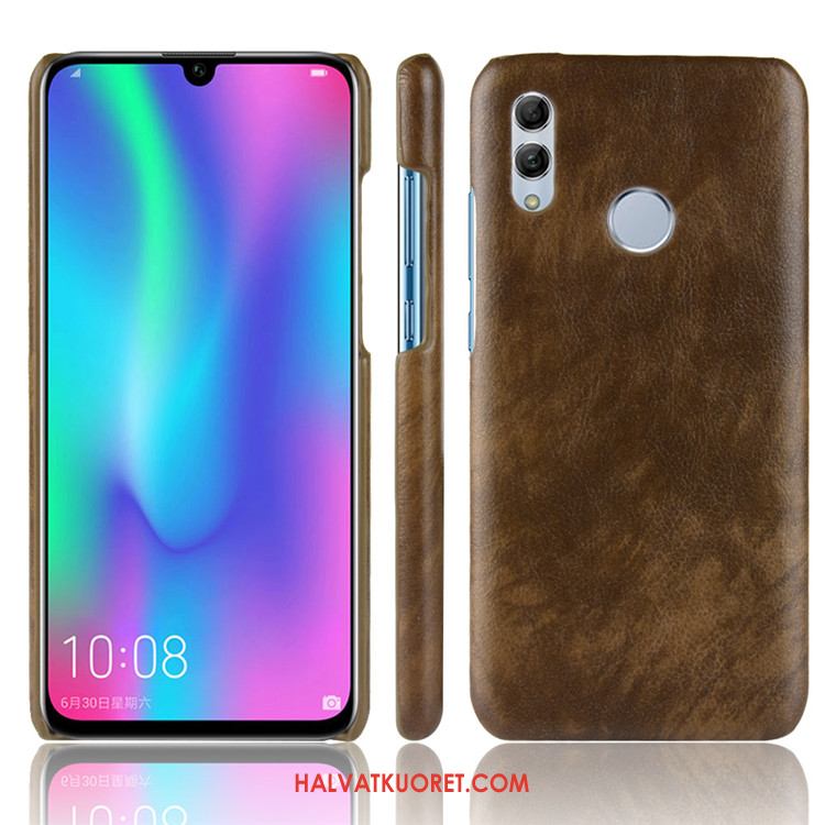 Huawei Y7 2019 Kuoret Kova Kotelo, Huawei Y7 2019 Kuori Suojaus Litsi Braun