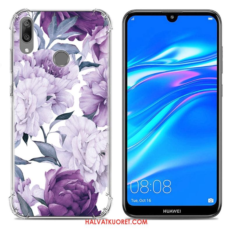 Huawei Y7 2019 Kuoret Murtumaton Luova, Huawei Y7 2019 Kuori Violetti Trendi