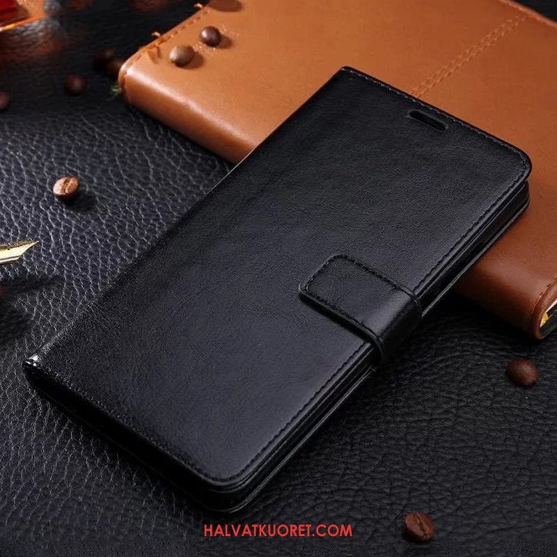 Huawei Y7 2019 Kuoret Ripustettavat Koristeet Nahka Punainen, Huawei Y7 2019 Kuori Nahkakotelo