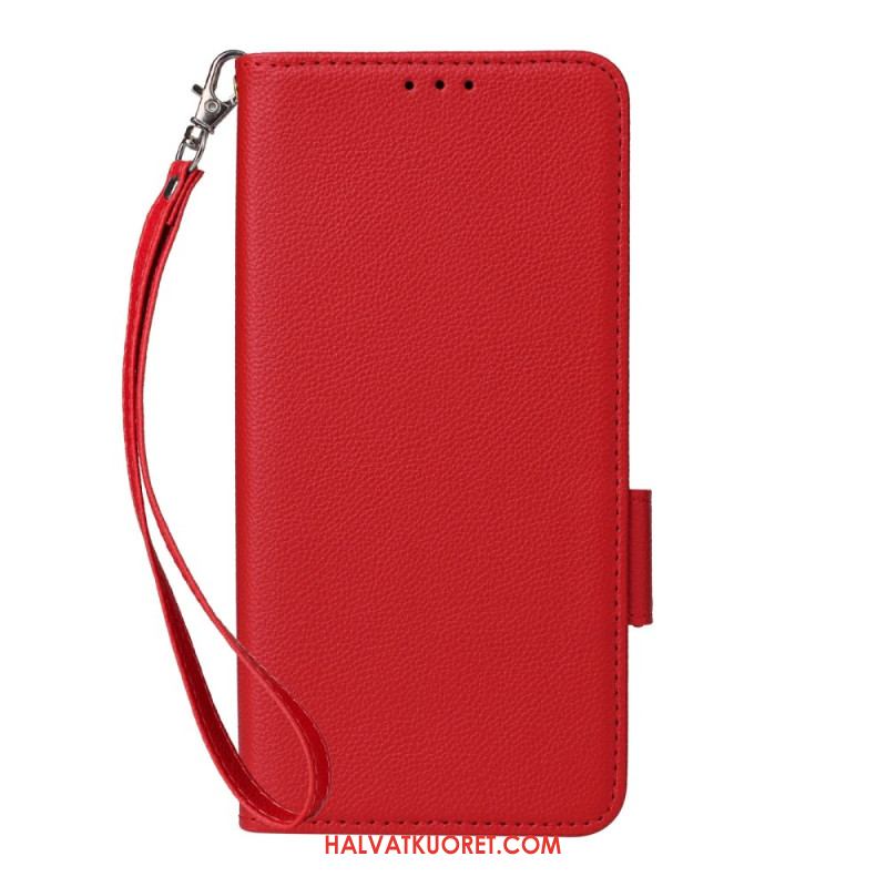 Kotelot Huawei Nova 13 Pro Litsikuvioinen Tekonahkahihna