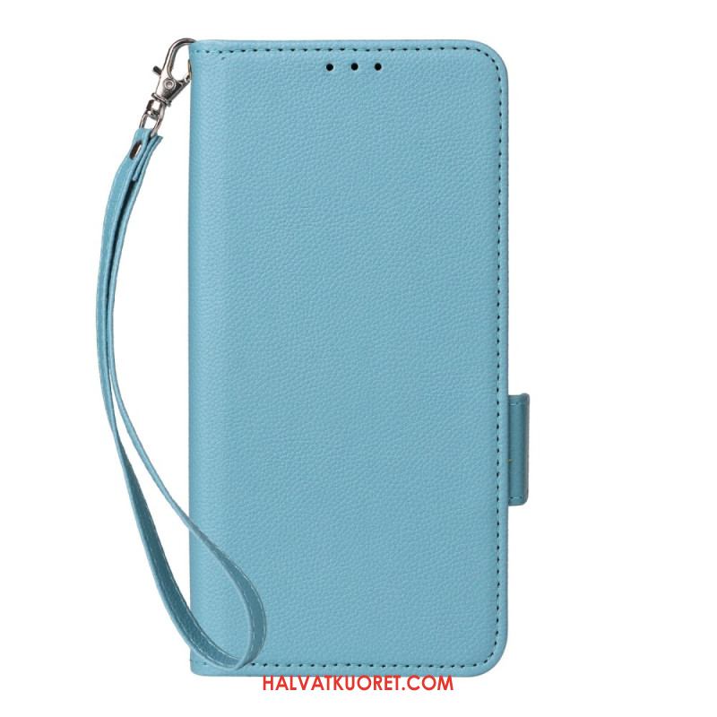 Kotelot Huawei Nova 13 Pro Litsikuvioinen Tekonahkahihna