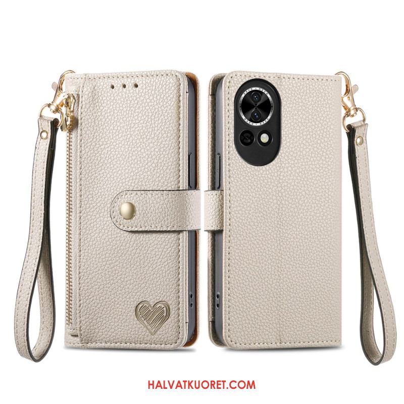 Kotelot Huawei Nova 13 Rfid-sydänlompakko