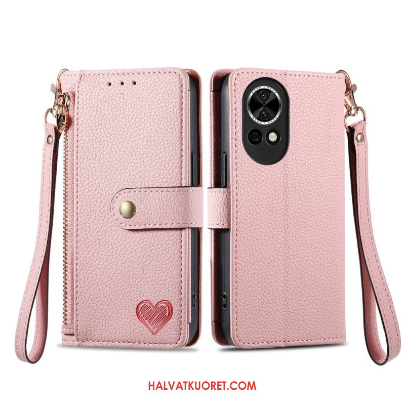 Kotelot Huawei Nova 13 Rfid-sydänlompakko