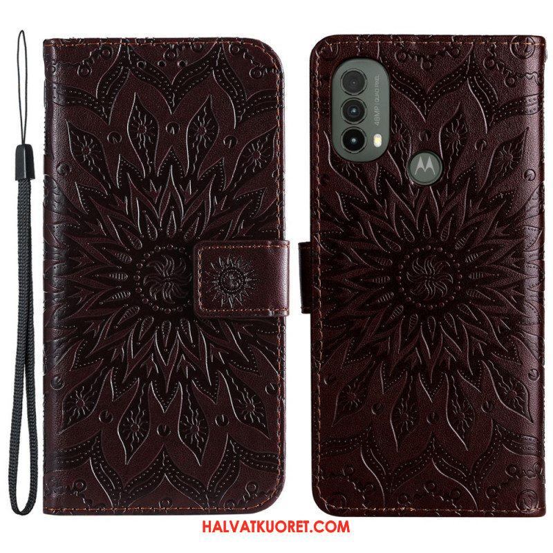Kotelot Moto E40 / E30 / E20 Auringon Kukka