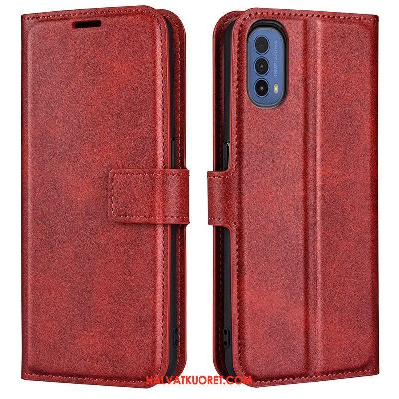 Kotelot Moto E40 / E30 / E20 Ohut Extreme Leather -efekti