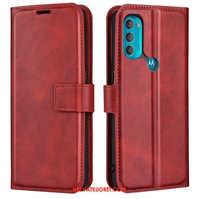 Kotelot Moto G71 5G Ohut Extreme Leather -efekti