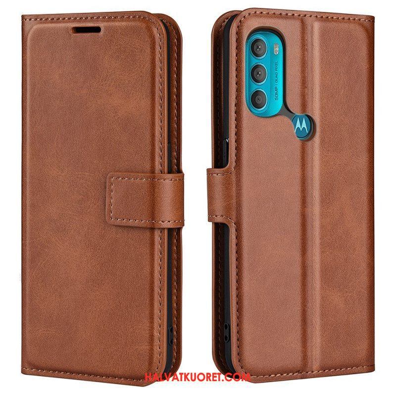 Kotelot Moto G71 5G Ohut Extreme Leather -efekti