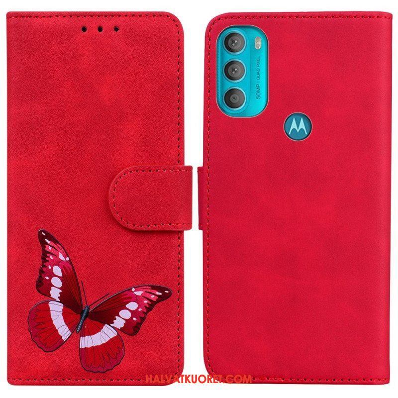 Kotelot Moto G71 5G Skin Touch Butterfly