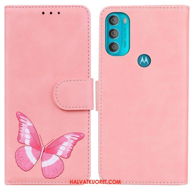 Kotelot Moto G71 5G Skin Touch Butterfly