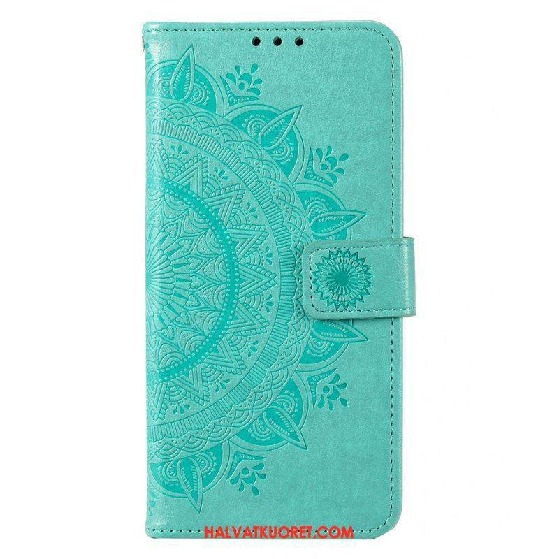 Kotelot Moto G73 5G Auringon Mandala