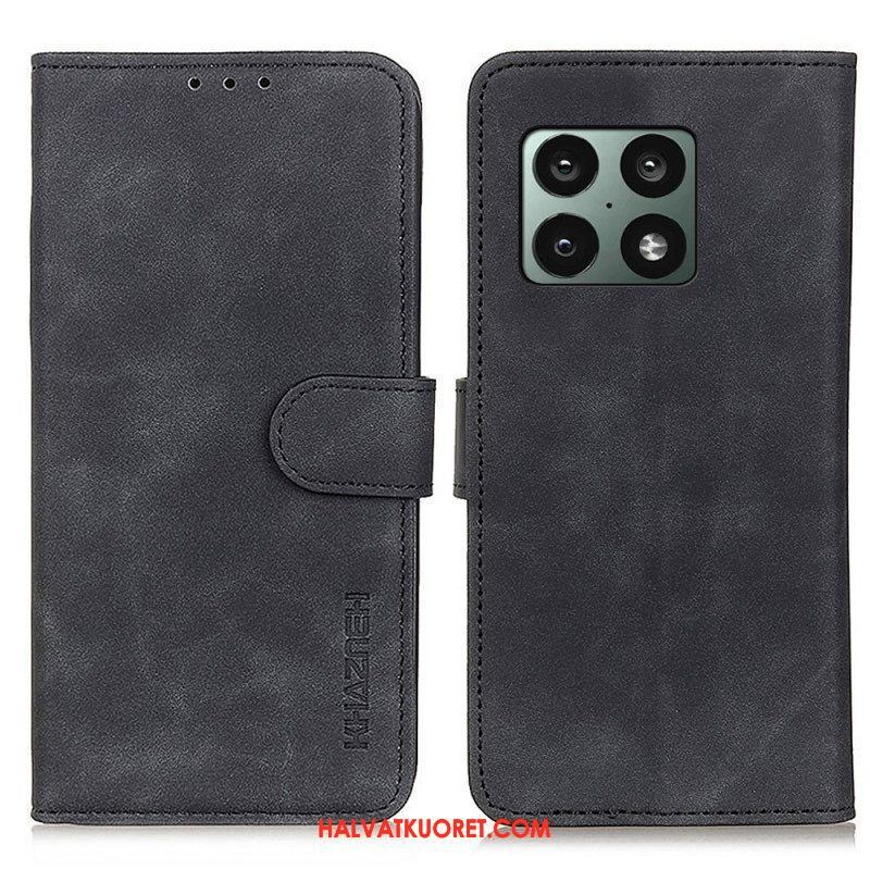 Kotelot OnePlus 10 Pro 5G Matta Vintage Leather Effect Khazneh