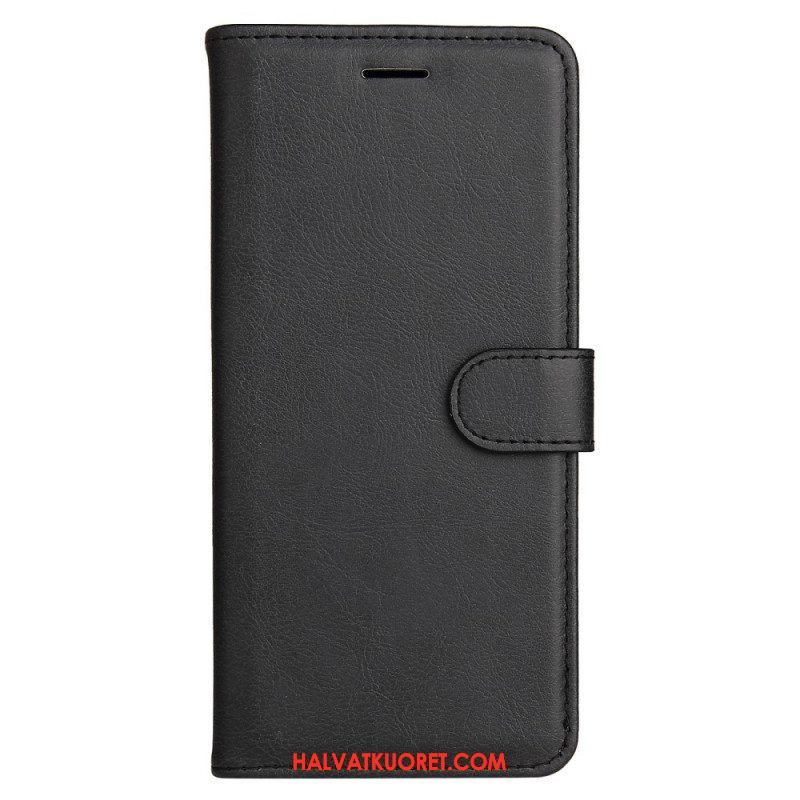 Kotelot OnePlus 10 Pro 5G Suojaketju Kuori Strappy Plain Leather Style