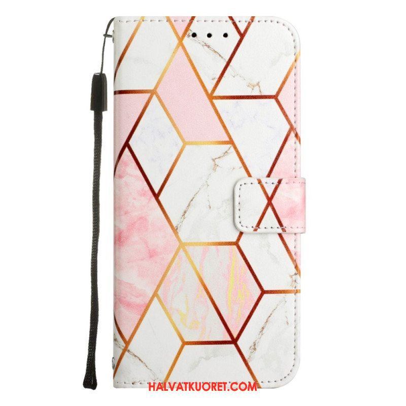 Kotelot OnePlus 10T 5G Suojaketju Kuori Strip Marble