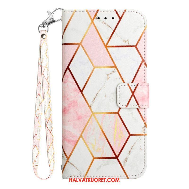 Kotelot OnePlus Nord CE 3 Lite 5G Suojaketju Kuori Strip Marble
