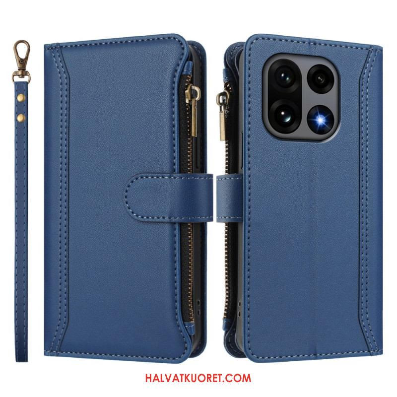 Kotelot Oneplus 15 9 Kortin Lokeron Lompakko Hihnalla