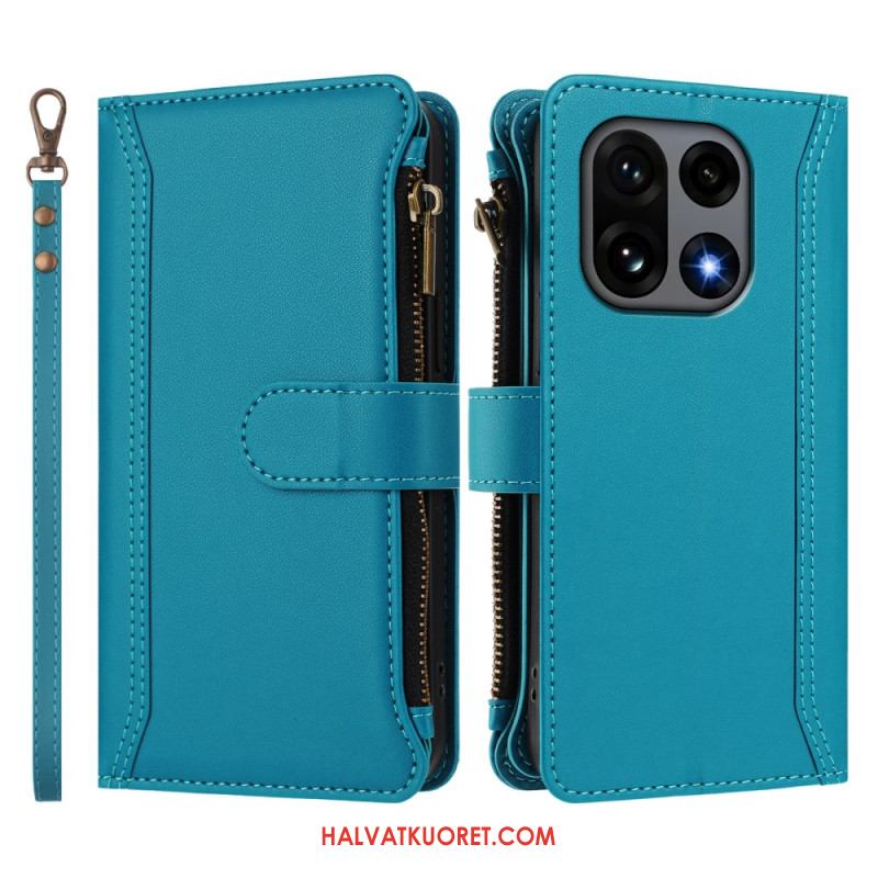 Kotelot Oneplus 15 9 Kortin Lokeron Lompakko Hihnalla