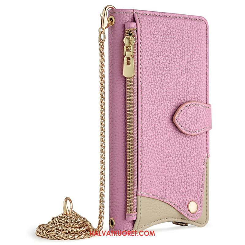 Kotelot Oneplus 15 Lompakko Ketjuolkahihnalla