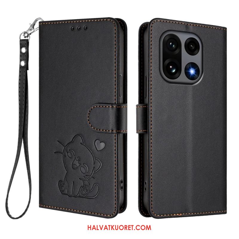 Kotelot Oneplus 15 Pieni Kissa Hihnalla