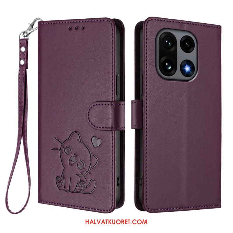 Kotelot Oneplus 15 Pieni Kissa Hihnalla