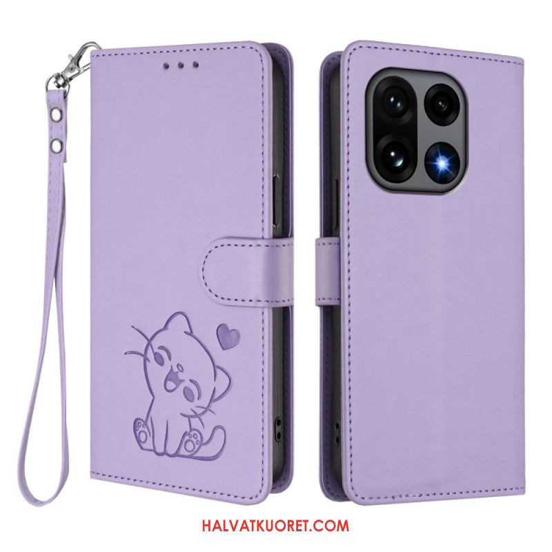 Kotelot Oneplus 15 Pieni Kissa Hihnalla