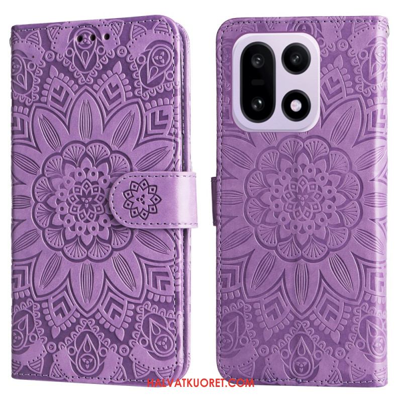 Kotelot Oneplus 15 Puhelinkuoret Auringonkukkakuvio