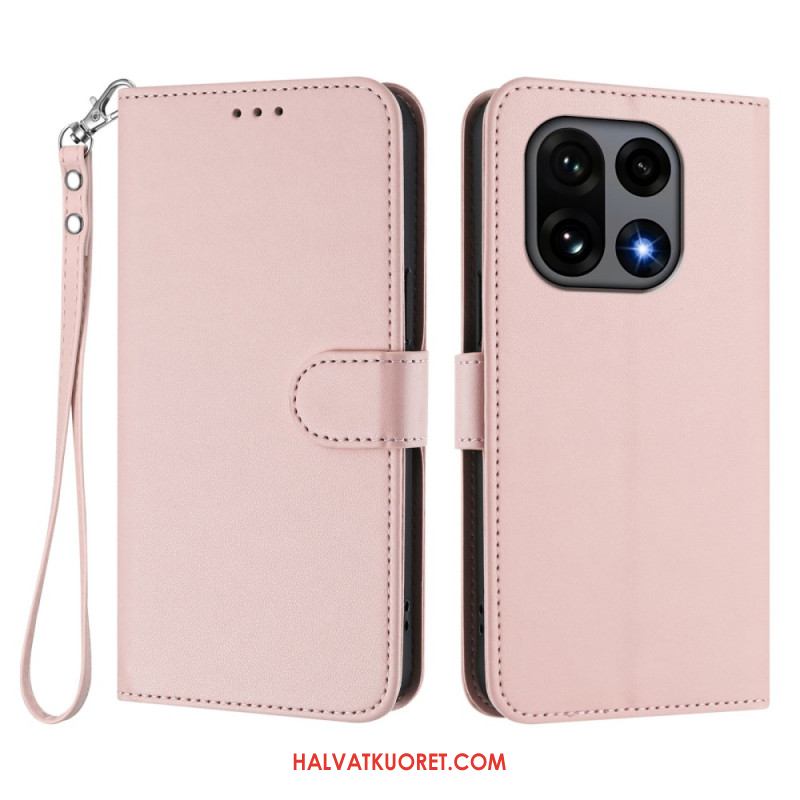 Kotelot Oneplus 15 Yksivärinen Hihnalla Suojakuori