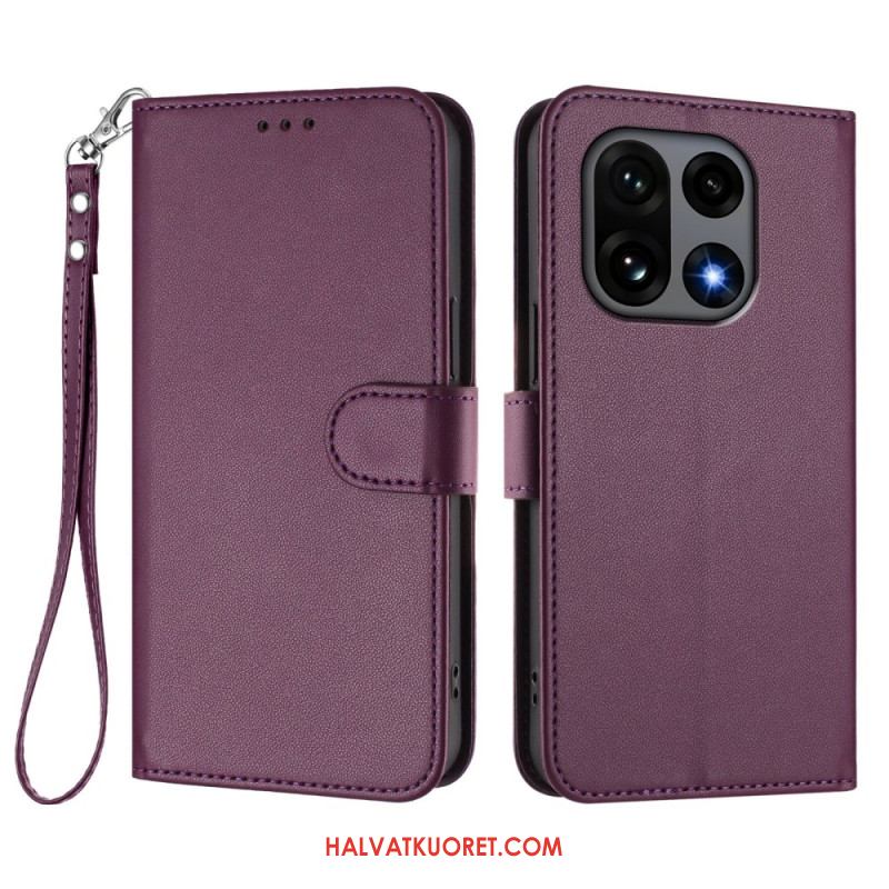 Kotelot Oneplus 15 Yksivärinen Hihnalla Suojakuori